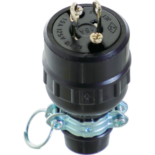 ＴＲＵＳＣＯ　引掛ゴムプラグ２Ｐ防水兼用　TMH2588　1 個