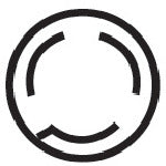 ＴＲＵＳＣＯ　引掛ゴムプラグ３Ｐ防水兼用　TMH2583　1 個