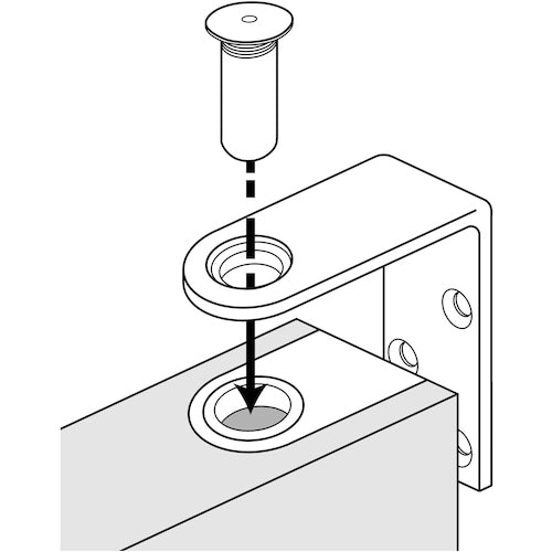 ＭＫ　カウンターヒンジ　S-966  000　1 組