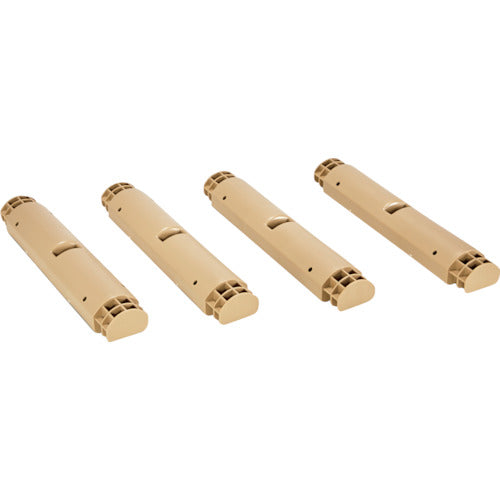 TRUSCO Plastic Shelf Legs Only Set of 4, for Height 372mm, Light Sand, TPT-372K-LS 1 S