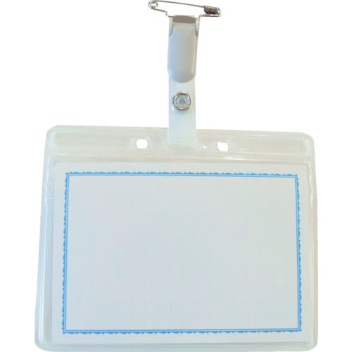 TRUSCCO 태그 명찰 지퍼 부착 대 사이즈 100X70mm TTNF-31 1 장