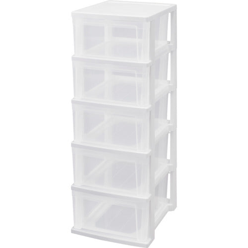 ＩＲＩＳ　２８４２８０　スリムチェスト　ＮＳＳー３２５　ホワイト／クリア　NSS-325-WC　1 台