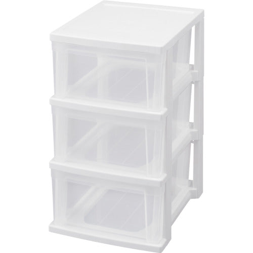 ＩＲＩＳ　２８４２７８　スリムチェスト　ＮＳＳー３２３　ホワイト／クリア　NSS-323-WC　1 台