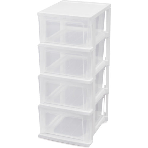 ＩＲＩＳ　２８４２７９　スリムチェスト　ＮＳＳー３２４　ホワイト／クリア　NSS-324-WC　1 台