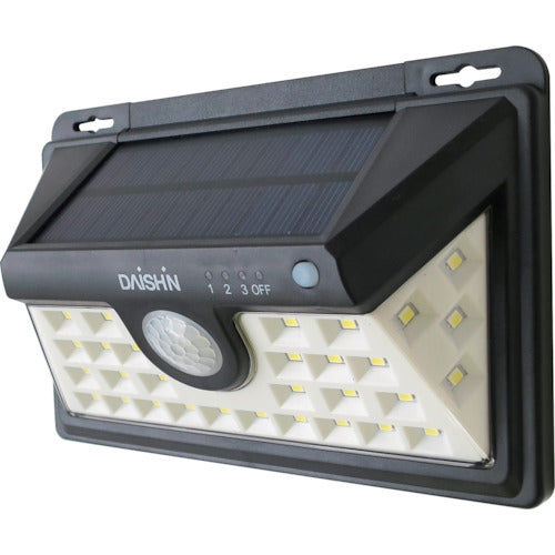 Daishin Wide Angle Solar Wall Light DLS-NWL002 1 unit