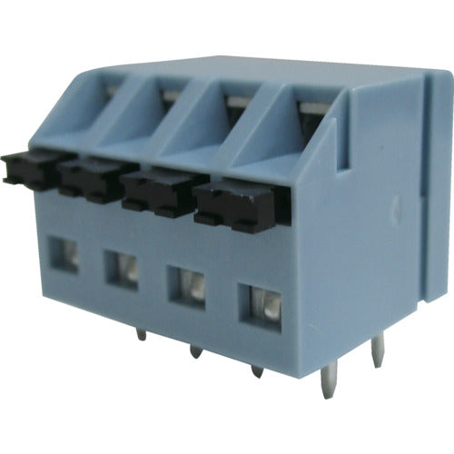 ＴＲＵＳＣＯ　プリント基板用ねじなし端子台　４Ｐ　TF6019-4P　1 個