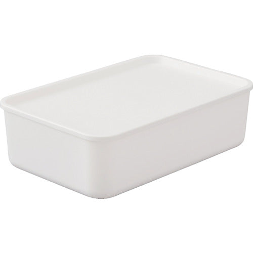 ＩＲＩＳ　２８８０７６　フタ付き　積み重ねＢＯＸ　ＦＴＢ−４５　ホワイト　FTB-45-W　1 個