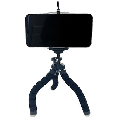 エアージェイ　スマホ三脚くねくねタイプ　ATR-1BK　1 個