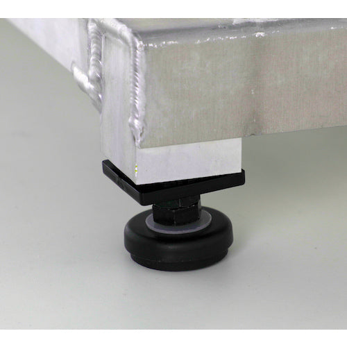 TRUSCO low-floor aluminum step, grating specifications, 600 x 450 x H90-120, TFSG-0645AL, 1 unit