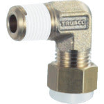 TRUSCO Pipe Fitting Quick Seal Fitting Elbow Φ10 x 6.5 Nominal R1/4 TS-10X65-02L 1 pc