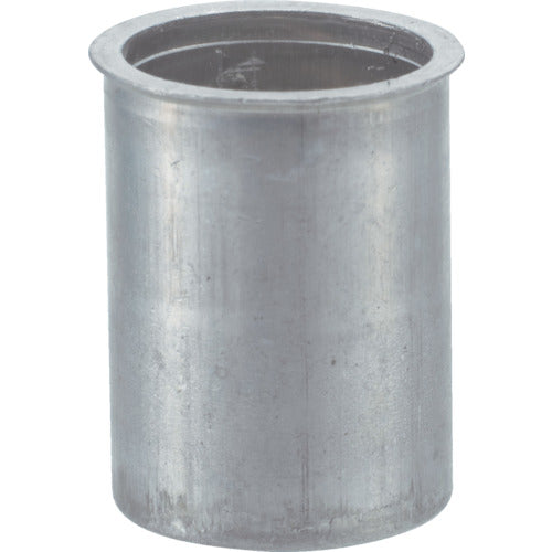 TRUSCO Crimp Nut Thin Head Aluminum Plate Thickness 2.5 M8 x 1.25 (17 Pieces) T-BNF-8M25A 1 PK