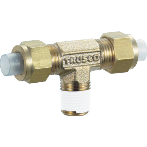 TRUSCO 배관 피팅 퀵 씰 피팅 치즈 Φ8×6 호칭 R1/8 TS-8X6-01T 1개