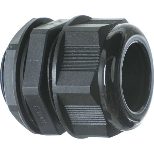 TRUSCO 【매진 폐번】 나일론 케이블 그랜드 적합 케이블 32~38mm G/(PF) 1 1/2 블랙 1개들이 TG11238BK 1 PK