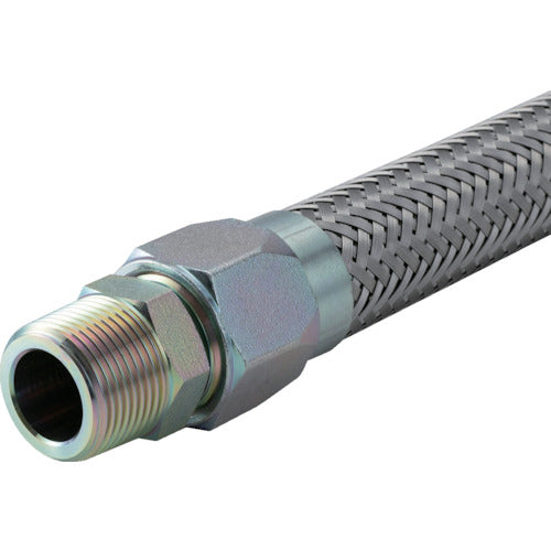 Technoflex Metal Touch Non-Welded Flexible Hose S215-25Ax1000L Male x Male Adapter SS400 S215-25AX1000L MXM SS400 1 pc