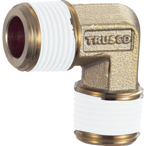 ＴＲＵＳＣＯ　ねじ込み継手　エルボ　Ｒ１／２ＸＲ１／２　TN-04L　1 個