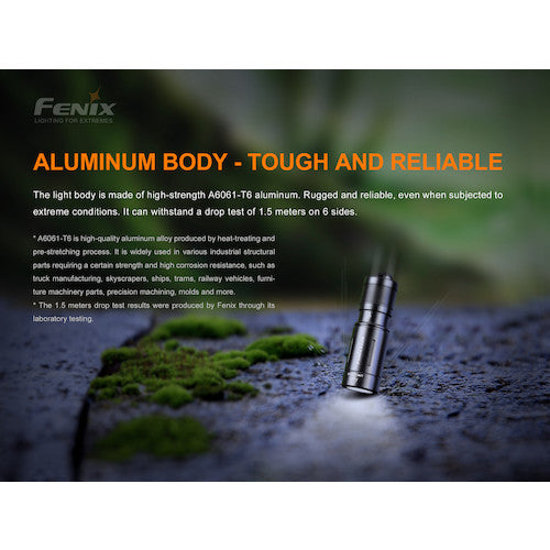 FENIX LED Light E02 E02RBLUE 1 piece