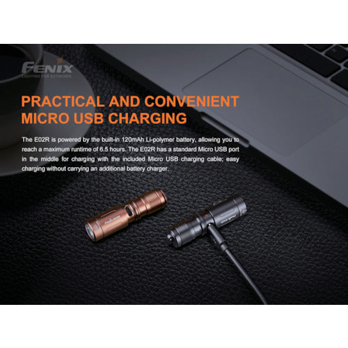 FENIX LED Light E02 E02RBLUE 1 piece