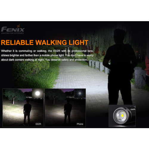 FENIX LED Light E02 E02RBLUE 1 piece