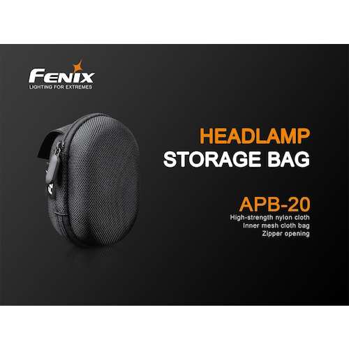ＦＥＮＩＸ　充電式ヘッドライト（ＬＥＤ）用オプション　ヘッドライトケース　APB20　1 個