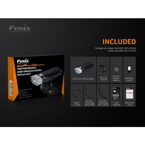 ＦＥＮＩＸ　ＬＥＤバイクライト　ＢＣ３０Ｖ２　BC30V2　1 個