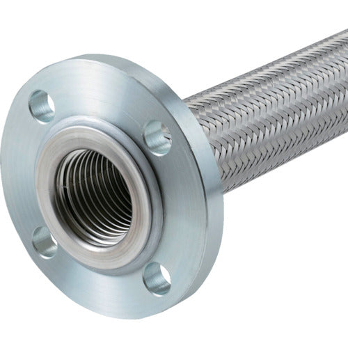 テクノフレックス　非溶接型防振継手　Ｆ１１８−４０Ａｘ５００Ｌ　ＪＩＳ１０ＫＦ／ＳＳ４００　F118-40AX500L JIS10KF/SS400　1 本