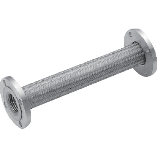 テクノフレックス　フランジ型汎用品フレキシブルホース　Ｆ１１０−５０Ａｘ３００Ｌ　ＪＩＳ１０ＫＦ／ＳＳ４００　F110-50AX300L JIS10KF/SS400　1 本