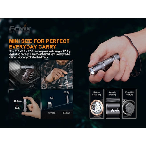 FENIX LED Light E12V2 E12V2 1 piece