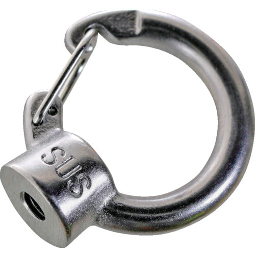 TRUSCO Stainless Steel Hook Eye Nut Thread Diameter M5X0.8 (1 pc = 1 bag) TFIN-5 1 pc