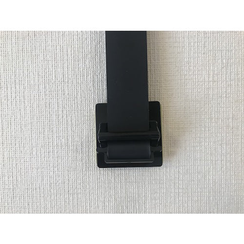 TRUSCO Earthquake Prevention Anti-Fall Rubber Belt (2 pieces) Black FPRB-BK 1 PK