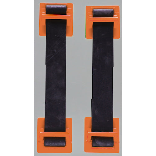 ＴＲＵＳＣＯ　地震対策　転倒防止ゴムベルト（２本入）オレンジ　FPRB-OR　1 PK