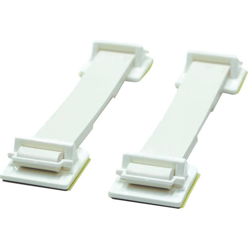 TRUSCCO 지진 대책 전도 방지 고무 벨트(2개입) 아이보리 FPRB-IV 1 PK