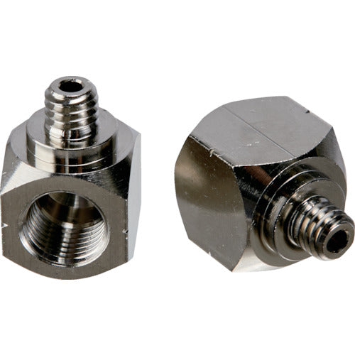 TRUSCO L-shaped grease nipple conversion fitting M6 x 1.0 2 pieces TGN-NPL1 1 PK