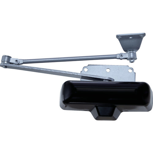 TRUSCO Interior Home Closer with Opening and Closing Force Adjustment Function Black HDC-BK 1 Unit