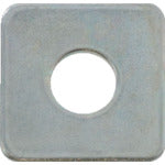 ＳＵＮＣＯ　三価ホワイト　角座金（大形角　（３／８）　Ｍ１０Ｘ３２Ｘ２．３　（１００個入）　W0-00-0500-0100-0000-03　1 箱