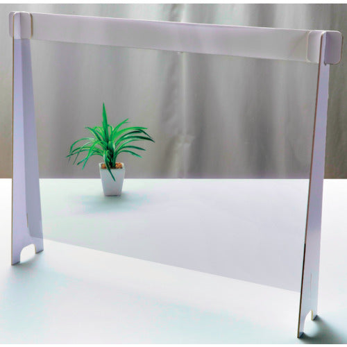 ＴＲＵＳＣＯ　飛沫防止パネル　６００Ｘ５００　RBP6050-W　1 枚