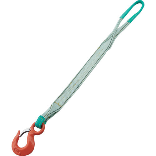 ＴＲＵＳＣＯ　１本吊ベルトスリングセット　５０ｍｍ幅Ｘ１ｍ　最大使用荷重２ｔ　TPSH50-1P10　1 Ｓ