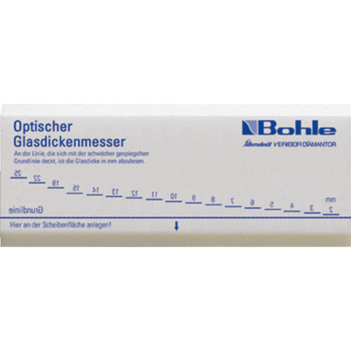 Bohle Glass Thickness Gauge 2-25mm BO5164900 1 piece