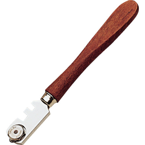 볼레 유리 커터 Silberschnitt [[R 위]] 목제 핸들 초경합금 휠 BO400.0 1 丁