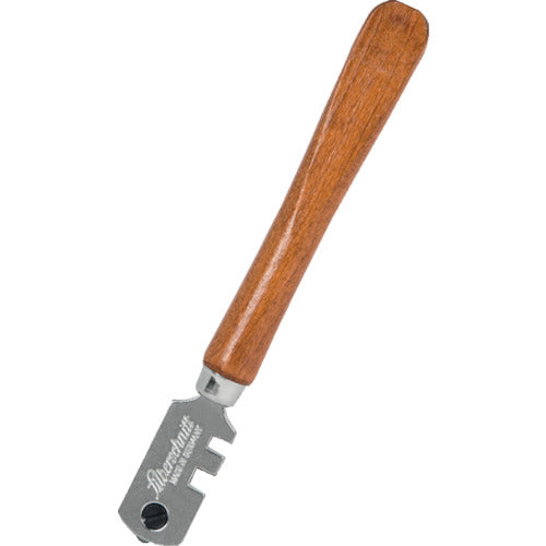 ボーレ　ガラスカッター　Ｓｉｌｂｅｒｓｃｈｎｉｔｔ［［Ｒ上］］　木製ハンドル　合金ホイール　BO100.0　1 丁