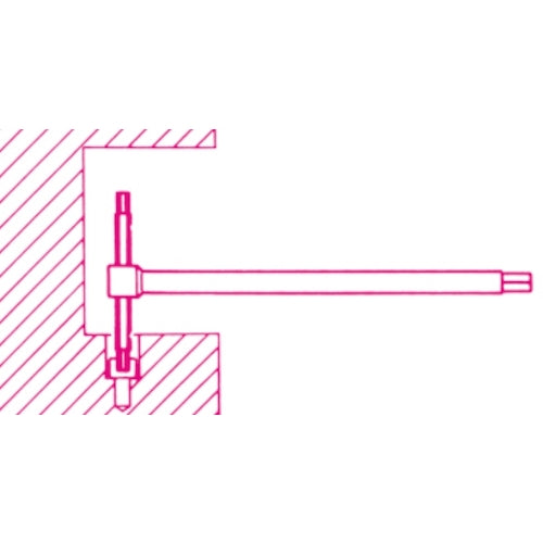 ベータ　Ｔ形ハンドルスライド式ヘキサゴンレンチ　９５１　３．０　１５０ｍｍ　009510530　1 本