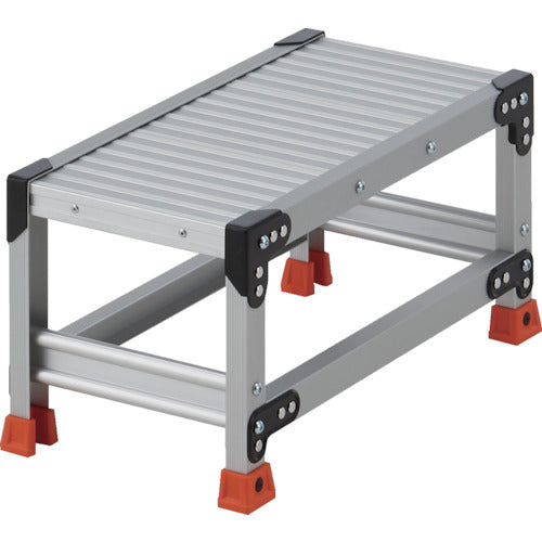 TRUSCO work platform, 1 step, height 0.3m, tabletop 300 x 600, TSF-1363, 1 unit