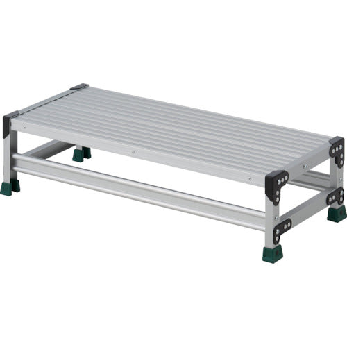 TRUSCO work platform, 1 step, height 0.25m, table top 1000 x 400, TSF-11025, 1 unit