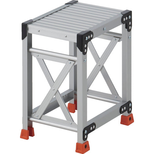 TRUSCO work platform, 1 step, 0.5m high, 300x400 top plate, TSF-135, 1 unit
