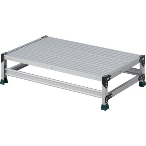 TRUSCO work platform, 1 step, height 0.25m, table top 1000 x 600, TSF-110625, 1 unit