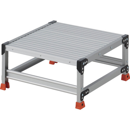 TRUSCO work platform, 1 step, height 0.3m, table top 600 x 600, TSF-1663, 1 unit