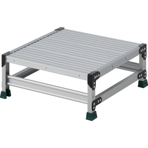 TRUSCO work platform, 1 step, height 0.25m, table top 600 x 600, TSF-16625, 1 unit