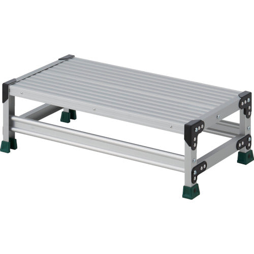 TRUSCO work platform, 1 step, height 0.25m, table top 800 x 400, TSF-1825, 1 unit