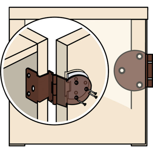 WAKI Loose Iron Angle Hinge GB 20X20 3440100 1 pc