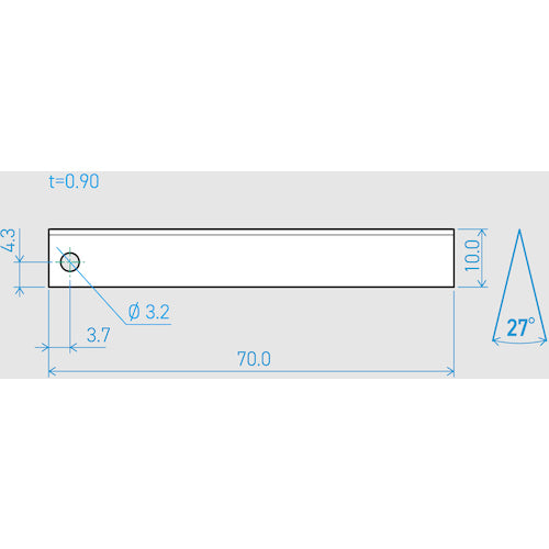 Kai Corporation Machine Blade J70-2S 27° (100-piece set) 750BH2035 1 box