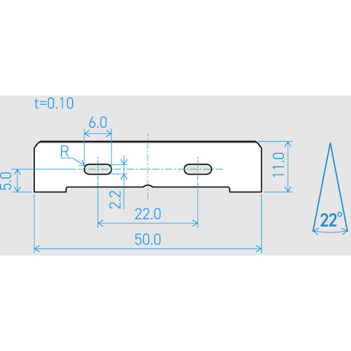 Kai Corporation Machine Blade B50-3S 22° (200 pieces set) 750BH2027 1 box